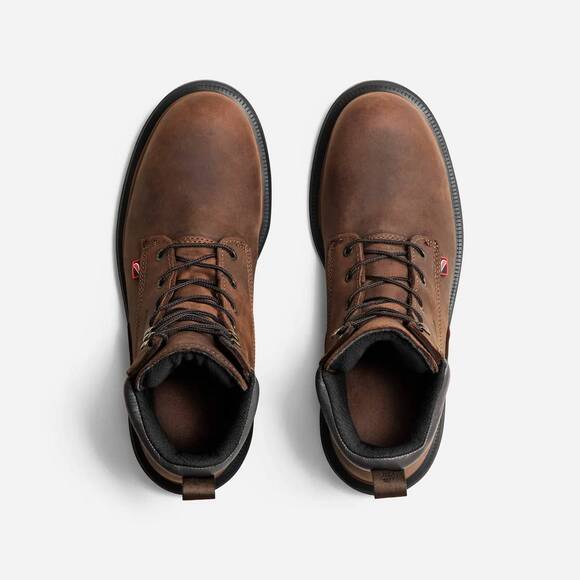 NEW RED WING SHOES men\'s dynaforce steel toe boot in brown main image 5